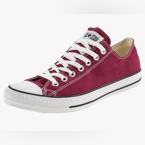 NWT Converse Chuck Taylor All Star women’s 7 low top pink leather sneakers